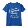 Camping Shirt Wilderness Explorer Divertente Canto T-shirt - Ideale come Regalo per Appassionati di Campeggio - Design Ufficiale Lama Wrangler