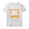 RV Camping Regali - Semplice Maglietta per Uomo Amante del Campeggio e del Vino - Idea Regalo per Vacanze in Camper