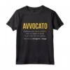 Avvocato Definizione | HapTiger Maglietta - Idea Regalo Divertente per Avvocato Uomo e Donna - Perfetta per Compleanno e Laurea