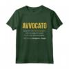Avvocato Definizione | HapTiger Maglietta - Idea Regalo Divertente per Avvocato Uomo e Donna - Perfetta per Compleanno e Laurea