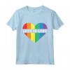 Gay Lesbiche Orgoglio - Vintage Arcobaleno Cuore LGBT Amore è Amore Maglietta - Abbigliamento Uguaglianza e Accettazione