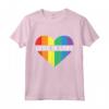 Gay Lesbiche Orgoglio - Vintage Arcobaleno Cuore LGBT Amore è Amore Maglietta - Abbigliamento Uguaglianza e Accettazione