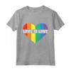Gay Lesbiche Orgoglio - Vintage Arcobaleno Cuore LGBT Amore è Amore Maglietta - Abbigliamento Uguaglianza e Accettazione