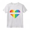 Gay Lesbiche Orgoglio - Vintage Arcobaleno Cuore LGBT Amore è Amore Maglietta - Abbigliamento Uguaglianza e Accettazione