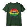 Goccia per Labbra Arcobaleno Vintage - LGBTQ Rainbow Lip Gay Pride Maglietta - Love is Love - Abbigliamento Pride per Uomo e Donna