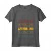 Donna Azerbaijani Pride - Azerbaigian Maglietta con Collo a V - Ideale Regalo per Chiunque di Etnia Azerbaigiana