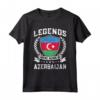 Design Vintage Bandiera Azerbaigiana - Maglietta Retro dell'Azerbaigian - Ideale per Orgogliosi Fan dell'Azerbaigian