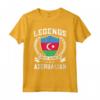 Design Vintage Bandiera Azerbaigiana - Maglietta Retro dell'Azerbaigian - Ideale per Orgogliosi Fan dell'Azerbaigian