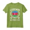 Design Vintage Bandiera Azerbaigiana - Maglietta Retro dell'Azerbaigian - Ideale per Orgogliosi Fan dell'Azerbaigian