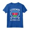 Design Vintage Bandiera Azerbaigiana - Maglietta Retro dell'Azerbaigian - Ideale per Orgogliosi Fan dell'Azerbaigian