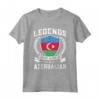 Design Vintage Bandiera Azerbaigiana - Maglietta Retro dell'Azerbaigian - Ideale per Orgogliosi Fan dell'Azerbaigian