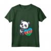 Donna Azerbaigian Heart Panda Pride Azerbaigian Flag Roots Regali Maglietta con Collo a V - Mostra il tuo Orgoglio per l'Azerbaigian