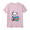 Donna Azerbaigian Heart Panda Pride Azerbaigian Flag Roots Regali Maglietta con Collo a V - Mostra il tuo Orgoglio per l'Azerbaigian