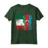Azerbaigian Roots Mezza bandiera italiana | Italia Azerbaigian Kids Maglietta - Abbigliamento Patriotico per Tutta la Famiglia - Mostra le tua Radici con Stile