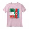 Azerbaigian Roots Mezza bandiera italiana | Italia Azerbaigian Kids Maglietta - Abbigliamento Patriotico per Tutta la Famiglia - Mostra le tua Radici con Stile
