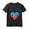 Donna Amore in Azerbaigian - Maglietta con Collo a V - Souvenir dell'Incredibile Repubblica dell'Azerbaigian