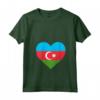Donna Amore in Azerbaigian - Maglietta con Collo a V - Souvenir dell'Incredibile Repubblica dell'Azerbaigian