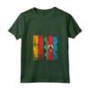 Donna Radici azere - Mezza bandiera tedesca | Maglietta Collo a V Azerbaijan Germany Flag Patriotic Apparel - Ideale per Uomini, Donne, e Bambini