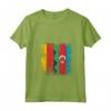 Donna Radici azere - Mezza bandiera tedesca | Maglietta Collo a V Azerbaijan Germany Flag Patriotic Apparel - Ideale per Uomini, Donne, e Bambini