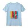 Donna Radici azere - Mezza bandiera tedesca | Maglietta Collo a V Azerbaijan Germany Flag Patriotic Apparel - Ideale per Uomini, Donne, e Bambini