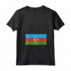 Donna Bandiera dell'Azerbaigian - Maglietta con Collo a V - Ideale per Mostrare Affetto per la Cultura Azerbaigiana