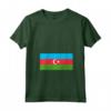 Donna Bandiera dell'Azerbaigian - Maglietta con Collo a V - Ideale per Mostrare Affetto per la Cultura Azerbaigiana