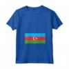 Donna Bandiera dell'Azerbaigian - Maglietta con Collo a V - Ideale per Mostrare Affetto per la Cultura Azerbaigiana