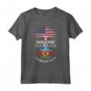 Azerbaigiani Radici Immigrati Genealogia USA Azerbaigian Maglietta - American Grown With Azerbaigianian Roots - Design Patriottico per Doppia Cittadinanza