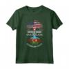 Azerbaigiani Radici Immigrati Genealogia USA Azerbaigian Maglietta - American Grown With Azerbaigianian Roots - Design Patriottico per Doppia Cittadinanza