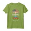 Azerbaigiani Radici Immigrati Genealogia USA Azerbaigian Maglietta - American Grown With Azerbaigianian Roots - Design Patriottico per Doppia Cittadinanza