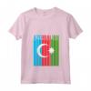 Donna Bandiera dell'Azerbaigian Maglietta con Collo a V - Design Elegante per Mostrare Amore e Orgoglio - Acquista Online