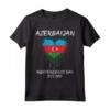 Celebrazione della Bandiera Azera per il Giorno dell'Indipendenza dell'Azerbaigian - Maglietta ideale per festeggiare il 28 Maggio 2024