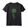 Azerbaigian Rose Skeleton Pride - Maglietta con Bandiera Azerbaigiana Roots Regali - Ideale per Mostrare il Tuo Orgoglio