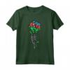 Azerbaigian Rose Skeleton Pride - Maglietta con Bandiera Azerbaigiana Roots Regali - Ideale per Mostrare il Tuo Orgoglio