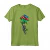 Azerbaigian Rose Skeleton Pride - Maglietta con Bandiera Azerbaigiana Roots Regali - Ideale per Mostrare il Tuo Orgoglio