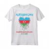 Celebrazione della Bandiera Azera del Giorno dell'Indipendenza dell'Azerbaigian Maglietta - Ideale per Regalo il 28 Maggio 2024
