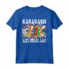Karabakh è Azerbaigian Qarabag è la mia patria Maglietta - Support Azerbaijan Flag Tee for Karabakh Conflict Awareness
