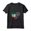 Donna Cuore Bandiera Italiana Azerbaigian | Italia Azerbaigian Flag Roots Maglietta con Collo a V - Abbigliamento Patriottico per Uomini, Donne e Bambini - Ideale per Mostrare le Tue Radici