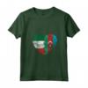 Donna Cuore Bandiera Italiana Azerbaigian | Italia Azerbaigian Flag Roots Maglietta con Collo a V - Abbigliamento Patriottico per Uomini, Donne e Bambini - Ideale per Mostrare le Tue Radici