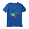 Donna Cuore Bandiera Italiana Azerbaigian | Italia Azerbaigian Flag Roots Maglietta con Collo a V - Abbigliamento Patriottico per Uomini, Donne e Bambini - Ideale per Mostrare le Tue Radici