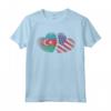 Azerbaigian Bandiera Americana Cuore Donne | Azerbaigian Roots USA Maglietta - Orgoglio delle Radici Azerbaigiane negli Stati Uniti