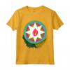 Emblema dell'Azerbaigian - Maglietta con Orgoglio Azerbaigiano - Ideale per Appassionati di Cultura Azerbaigiana