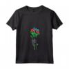 Donna Azerbaigian Rose Skeleton Pride - Maglietta Bandiera Azerbaigian - Regalo Unico per Orgoglio Azerbaigiano