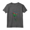 Donna Azerbaigian Rose Skeleton Pride - Maglietta Bandiera Azerbaigian - Regalo Unico per Orgoglio Azerbaigiano