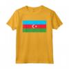 Bandiera azera dell'Azerbaigian - Maglietta Nazionale per Mostrare le Tue Radici - Rosso, Verde, Blu, Mezzaluna, Stella