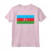 Bandiera azera dell'Azerbaigian - Maglietta Nazionale per Mostrare le Tue Radici - Rosso, Verde, Blu, Mezzaluna, Stella