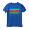 Bandiera azera dell'Azerbaigian - Maglietta Nazionale per Mostrare le Tue Radici - Rosso, Verde, Blu, Mezzaluna, Stella