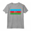 Bandiera azera dell'Azerbaigian - Maglietta Nazionale per Mostrare le Tue Radici - Rosso, Verde, Blu, Mezzaluna, Stella