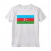 Bandiera azera dell'Azerbaigian - Maglietta Nazionale per Mostrare le Tue Radici - Rosso, Verde, Blu, Mezzaluna, Stella