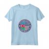 Donna Fiero Distintivo Azerbaigiani-americano - Bandiera dell'Azerbaigian Maglietta con Collo a V - Mostra il tuo Orgoglio per l'Azerbaigian